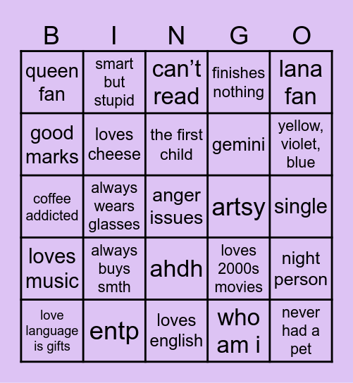 kiparis_chay kinnie Bingo Card