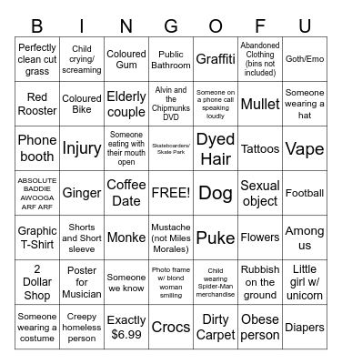 Sunbery Bingo 4 Friends :) Bingo Card