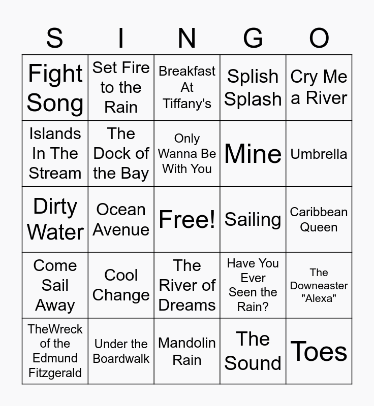 born-in-the-sign-of-water-bingo-card