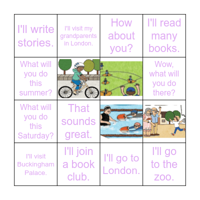 I Will Join a Book Club Bingo Card