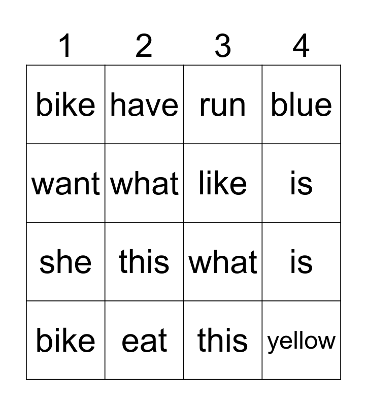 BS4 AC Bingo Card