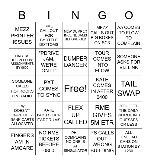 Bingflo Bingo Card