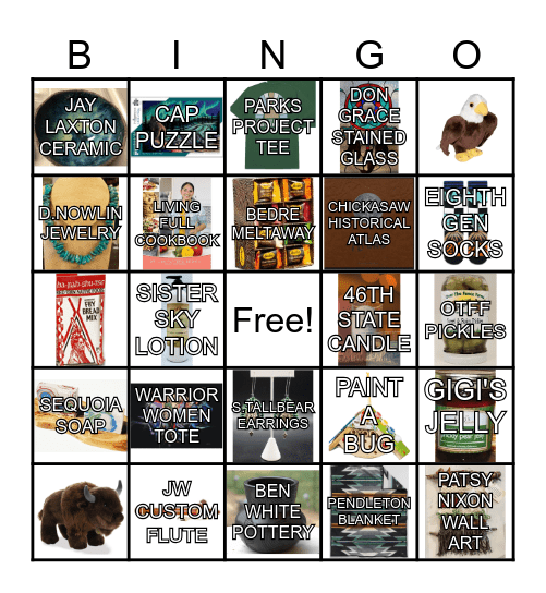CHICKASAW COUNTRY Bingo Card