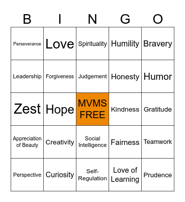 PBIS BINGO Card