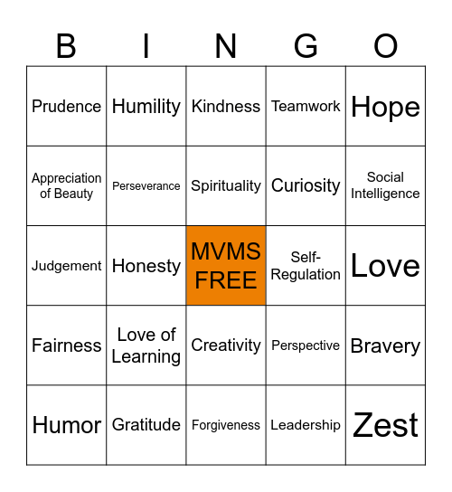 PBIS BINGO Card