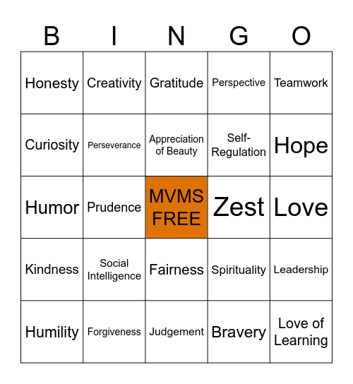 PBIS BINGO Card