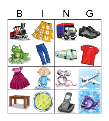 Guess what 2 unit 1 to 4 Bingo Card