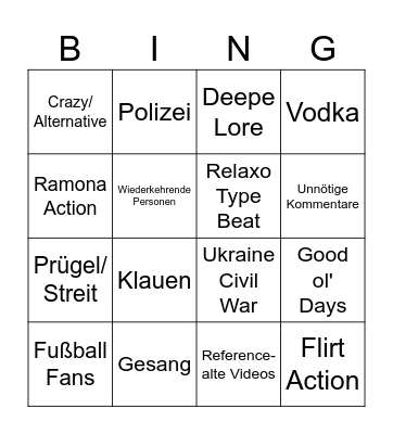 Pennymarkt Doku Bingo Card
