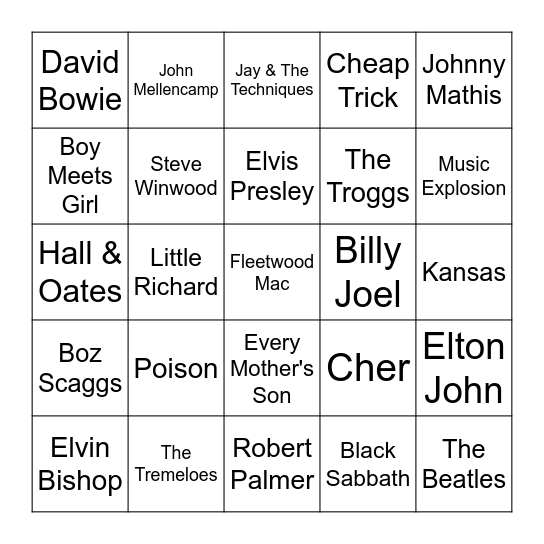 Game2 Bingo Card