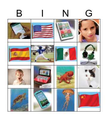 GUESS WHAT 5 - UNITS 1 TO 4 Bingo Card