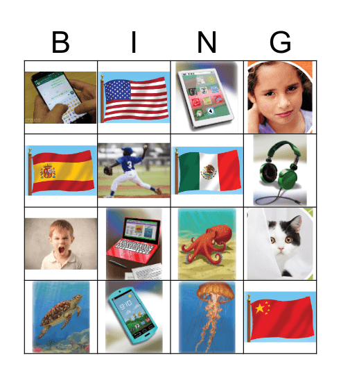 GUESS WHAT 5 - UNITS 1 TO 4 Bingo Card