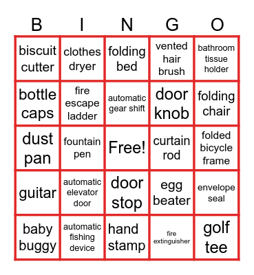 INVENTIONS CREATED BY AFRICAN AMERICANS Bingo Card