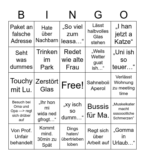 🧀 Bingo Card