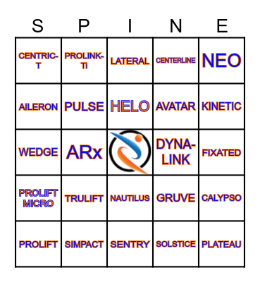 Life Spine BINGO Card
