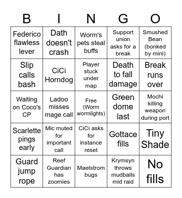 No Vit Bingo 4.0 (Bean Edition) Bingo Card