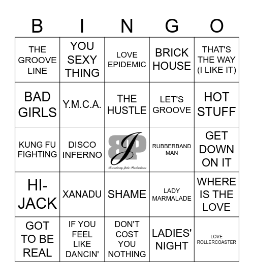 DISCO COVER-BALL Bingo Card