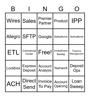 TM Support Face2Face 2023 Bingo Card