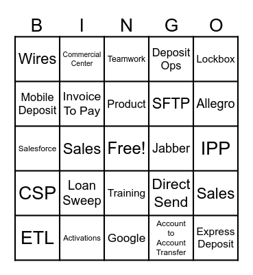 TM Support Face2Face 2023 Bingo Card