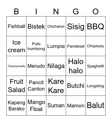 CEREBRO BINGO Card