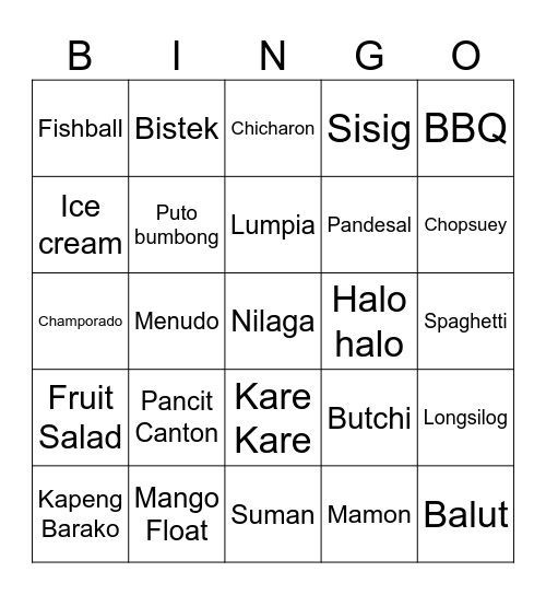 CEREBRO BINGO Card