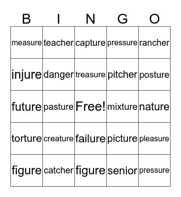 /chur/ Bingo Card