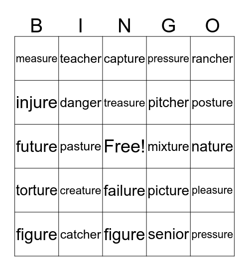 /chur/ Bingo Card