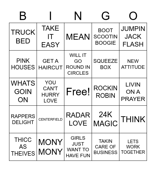 GATORS  #3 Bingo Card