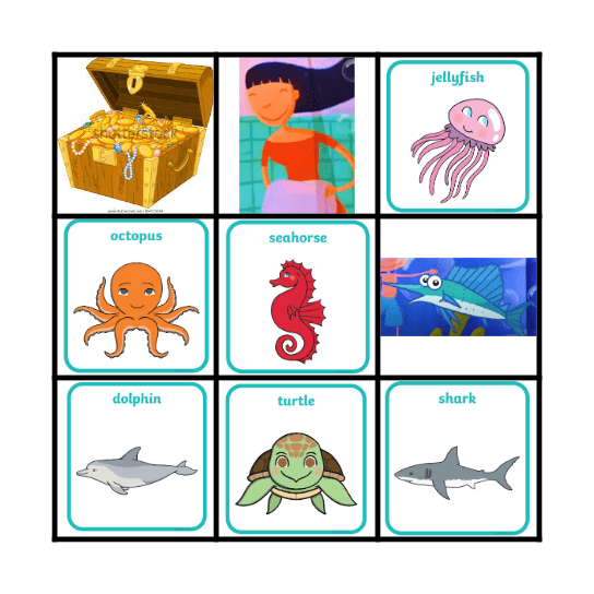 Deep blue sea Bingo Card