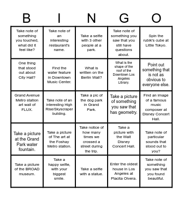 LA TRIPLINE EBINGO Card