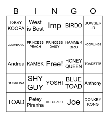 FY23 Year End Bingo Card