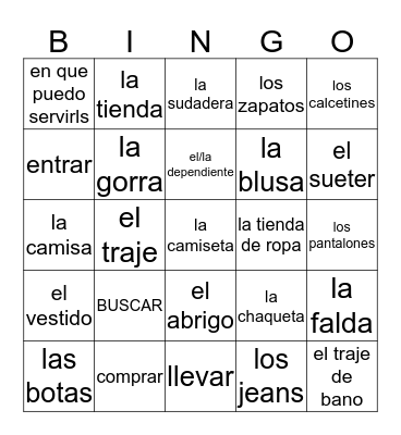 Cuanto cuesta Bingo Card