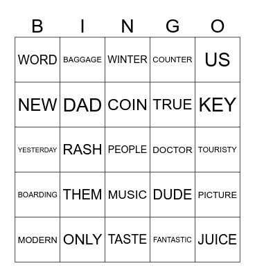 ROAD MAP THREE Bingo Card