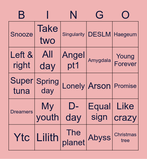 2014_Anushka Bingo Card