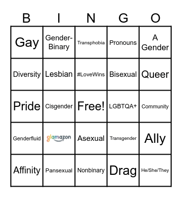 Pride Bingo 2023 Bingo Card