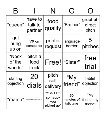 tool time row call block bingo Card