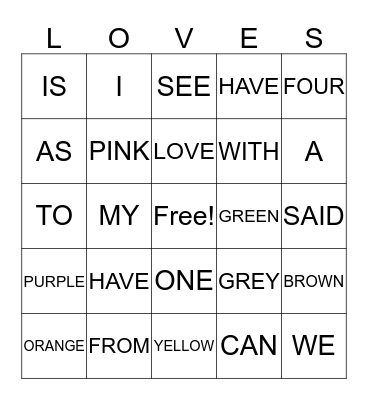 HAPPY VALENTINES DAY Bingo Card