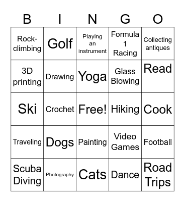 Meet Your Cointerns Bingo Card