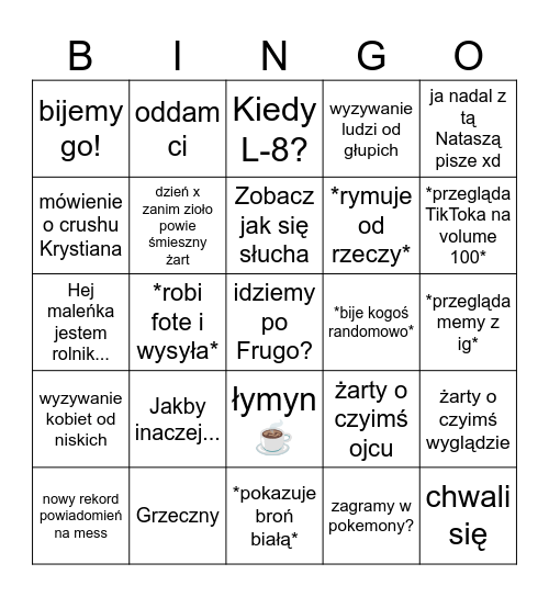 EL WAS BINGO Card