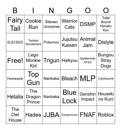 Autism real Bingo Card