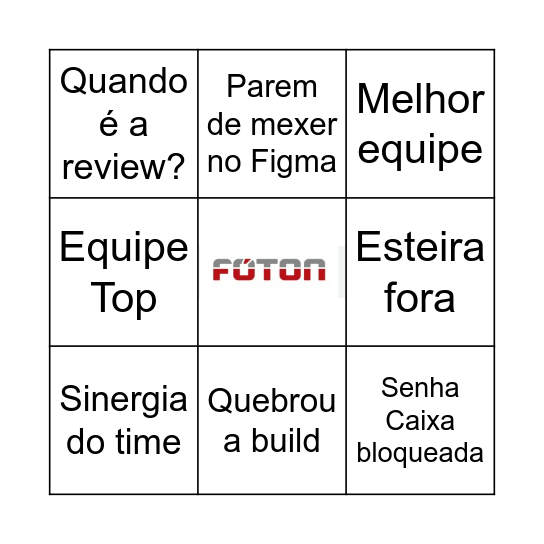 Bingo SIAUD Bingo Card