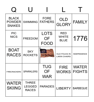 FIREWORKS 2023 Bingo Card