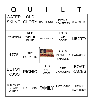 LET FREEDOM RING Bingo Card