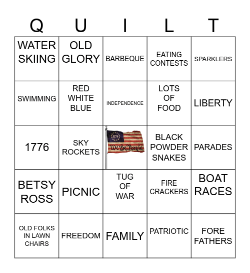 LET FREEDOM RING Bingo Card