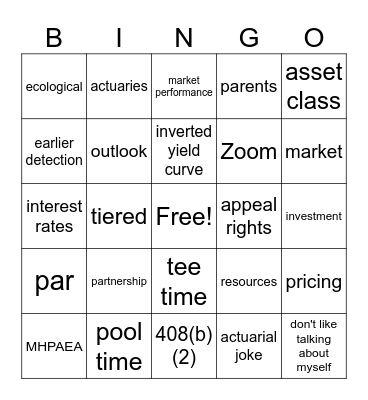 Day 1 Bingo Card