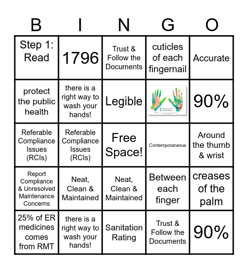 Finishing Learning Day: Quality Bingo Card