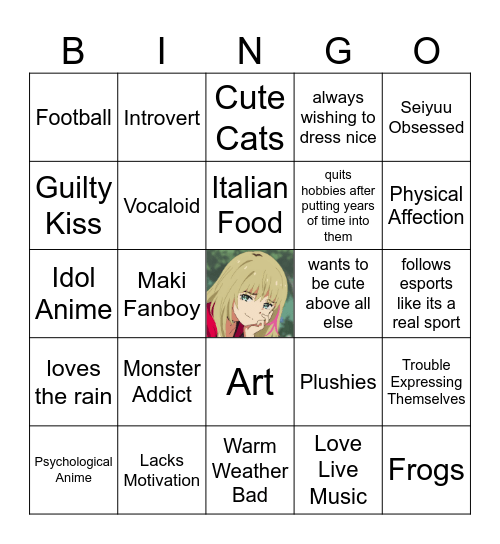 Bengo Bingo Card