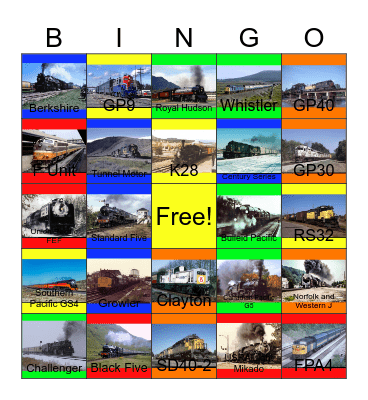 Best of 1984 Bingo Card