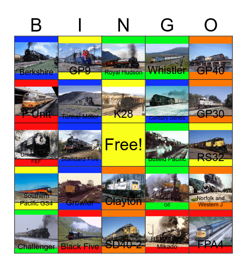 Best of 1984 Bingo Card