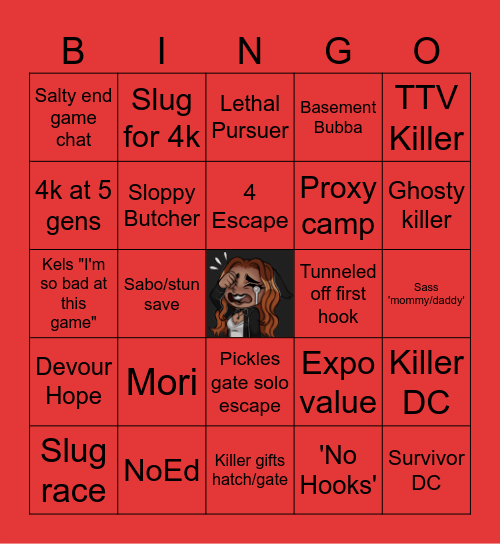 DBD BINGO Card