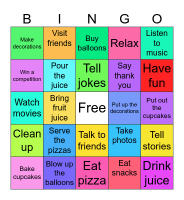 EU5 Party Bingo Card